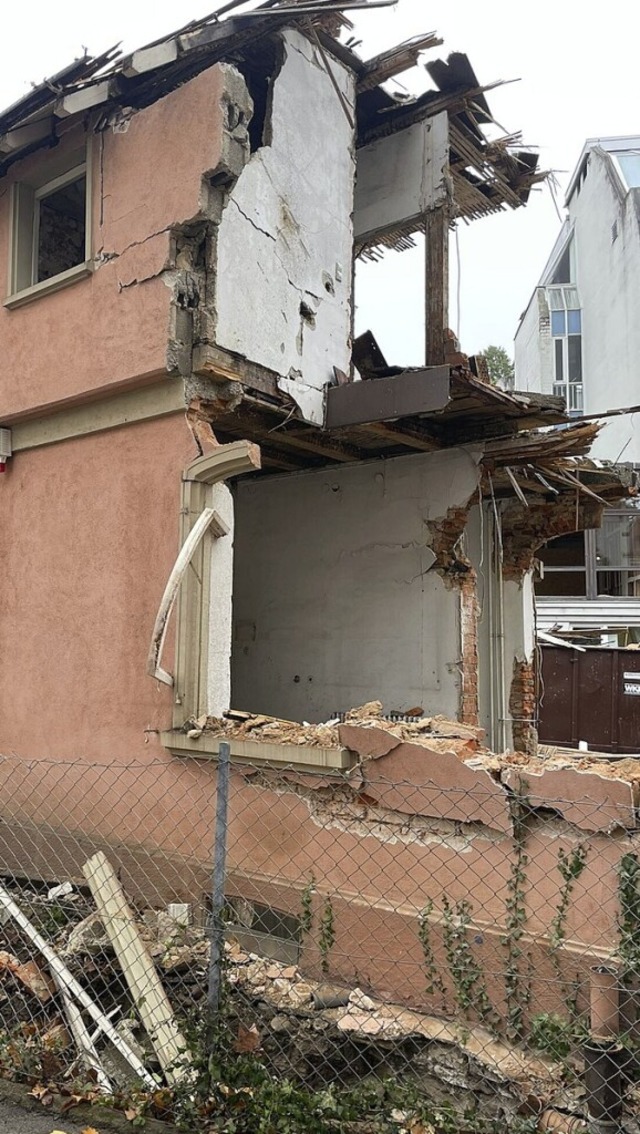 Abriss an der Tal-/Hildastrae.  | Foto: Wolfram Khler