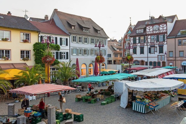 Der Lahrer Wochenmarkt am Samstag | Foto: Ronald Buck/Stadt Lahr Der Lahrer Wochenmarkt am Samstag | Foto: Ronald Buck/Stadt Lahr