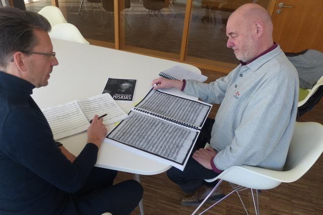 "Hiskias" kann kommen: Die Freiburger Kantorei entdeckt ein vergessenes Werk