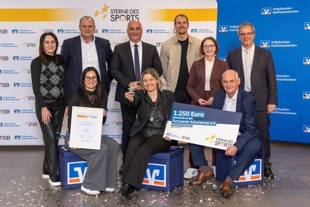 TV Schuttertal wird mit silbernem Stern des Sports geehrt