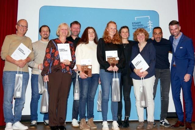 Meister der Motivation: Ehrenamtliche in Titisee-Neustadt fr Engagement in Sportvereinen  geehrt
