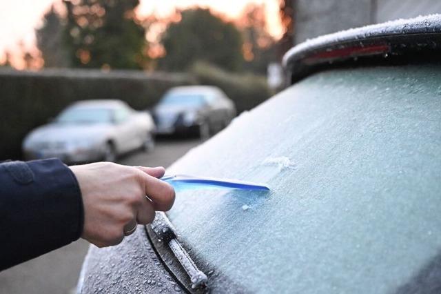 Warnung vor glatten Straen in Baden-Wrttemberg