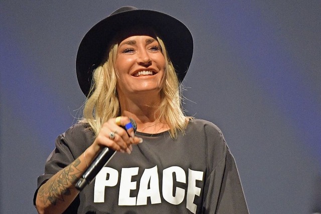 Sarah Connor singt in Mannheim.  | Foto: Michael Bahlo (dpa)