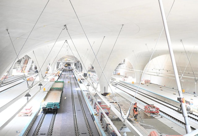 Stuttgart 21 bleibt wohl noch lnger eine Baustelle.  | Foto: Bernd Weibrod (dpa)