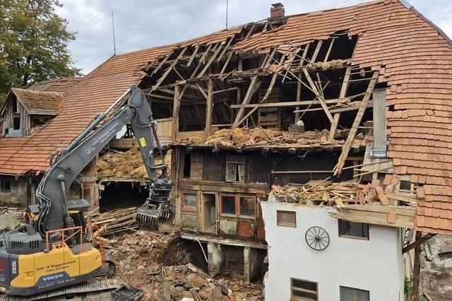 Deshalb wurde in Horben ein fast 300 Jahre alter Bauernhof abgerissen
