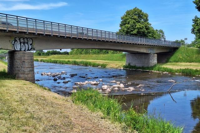 Brcke zwischen Sexau und Denzlingen wegen Erkundungsbohrungen eingeschrnkt nutzbar