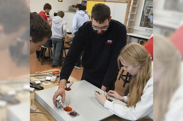 Schler in Ausbildung