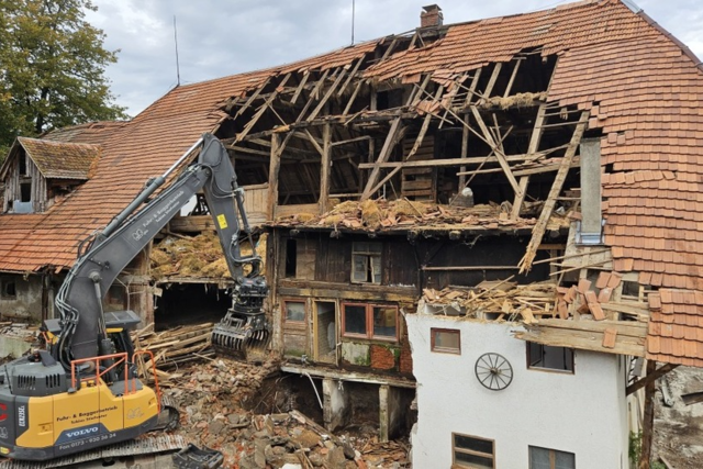 Deshalb wurde in Horben ein fast 300 Jahre alter Bauernhof abgerissen