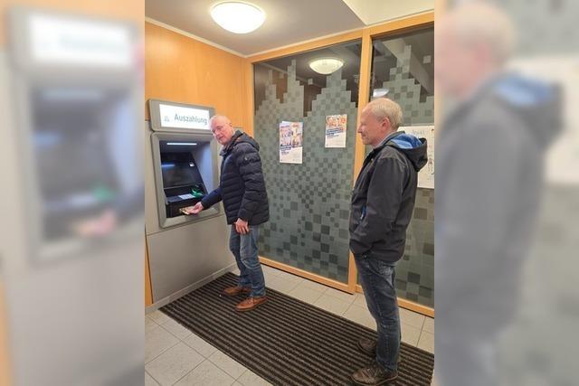 Unadingen verliert  Geldautomaten nach geringer Nutzung –  eine Mglichkeit zur Geldabhebung bleibt erhalten