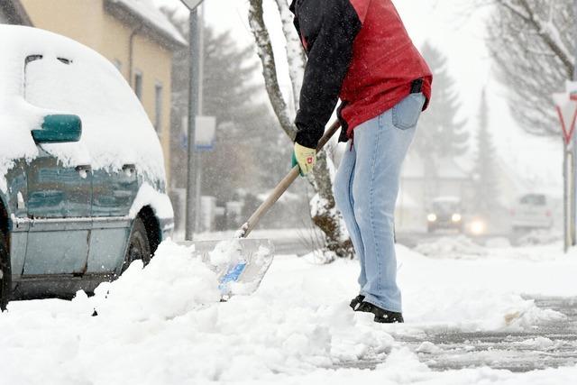 Was es in Lahr beim Schneeschippen zu beachten gibt