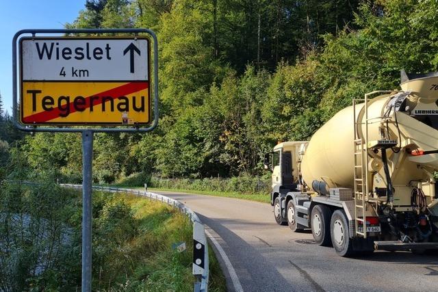 So geht es mit dem Radweg im Kleinen Wiesental zwischen Wieslet und Tegernau weiter