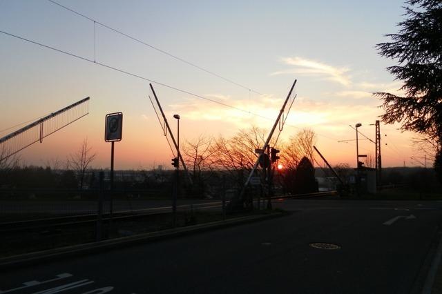 Grenzzge zwischen Mllheim und Mulhouse stehen wieder still – Schranke schliet trotzdem