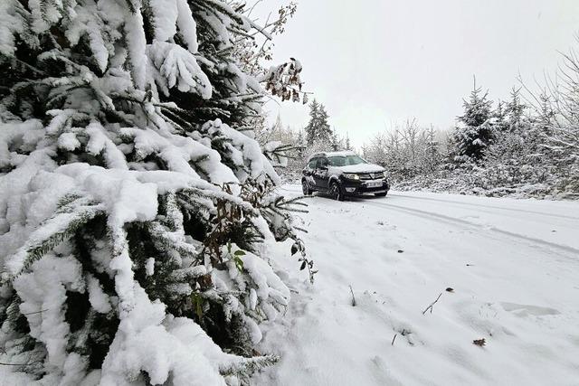 Wintereinbruch im Zeller Bergland