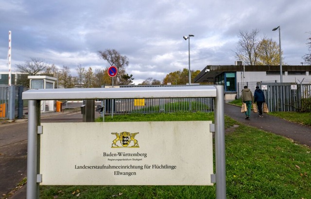 Ein 26-Jhriger hatte Drohungen gegen ...fr Geflchtete in Ellwangen geuert.  | Foto: Stefan Puchner (dpa)