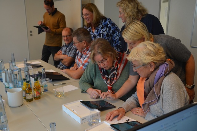 Knnen wir mal in den Podcast reinhren? Aber ja!  | Foto: Sina Schuler