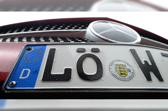 Nummernschilder von zwei Autos in Schopfheim gestohlen