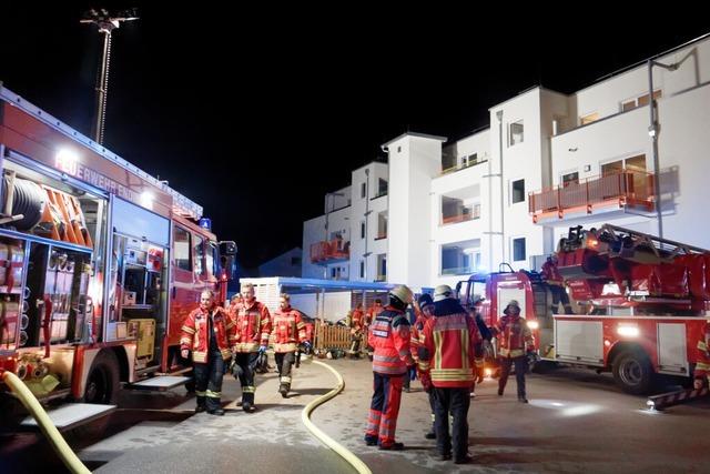 Brand in Mehrfamilienhaus in Endingen – Bewohner flchteten auf Balkone