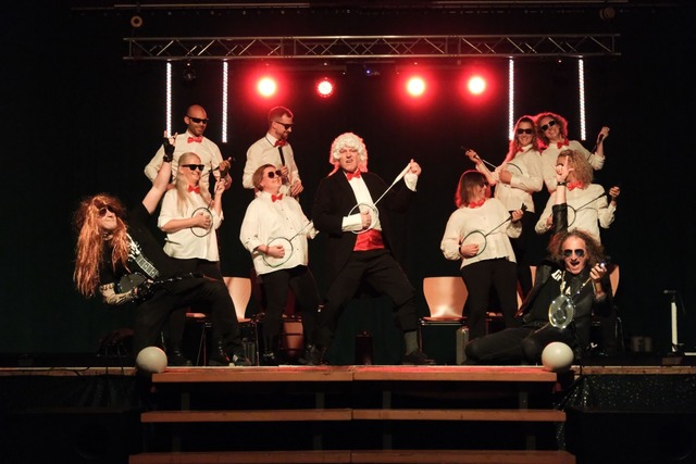 Einer der Programmpunkte bei der Turngala des Turnvereins Hartheim  | Foto: Milo&#353; Medi&#263;