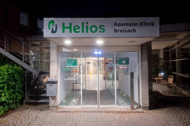 Die Helios Klinik Breisach schliet sptestens im Juni 2026.  | Foto: Dirk Sattelberger