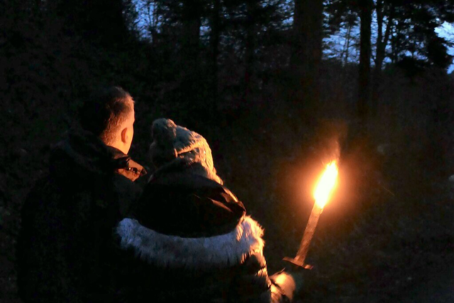Wo man in Sdbaden Wanderungen mit Fackeln und alten Geschichten erleben kann