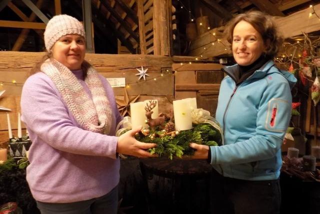 Ein Adventsmarkt fast wie im Mrchen: Beim Zechenwihler Hotzenhaus in Murg-Niederhof fehlt nur der Schnee