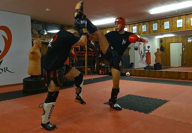 Azad Egin in Aktion &#8211; auch im Training geht es intensiv zu.  | Foto: Hannes Selz