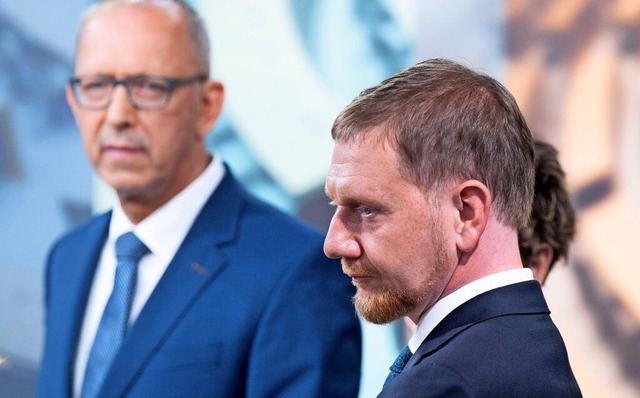 Wunsch: Michael Kretschmer (CDU) hält ...Leistung in Deutschland für notwendig. | Foto: Hannes P Albert/dpa Wunsch: Michael Kretschmer (CDU) hält ...Leistung in Deutschland für notwendig. | Foto: Hannes P Albert/dpa