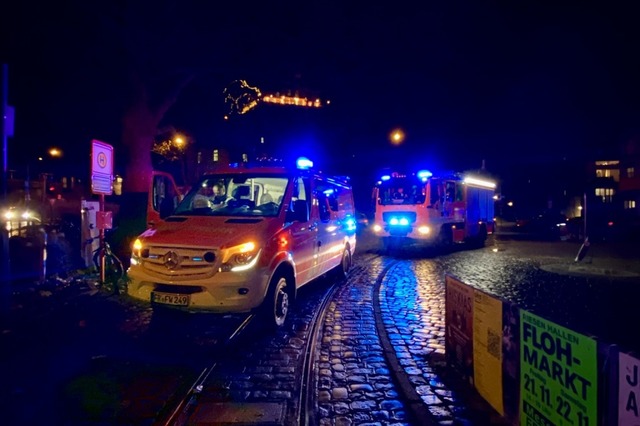 Einsatz am Schwabentorring  | Foto: Feuerwehr Freiburg