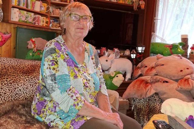 Eine Schopfheimerin hat mehr als 1000 Deko-Schweine gesammelt