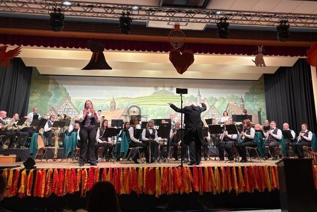 Musikverein Nimburg-Bottingen begeistert  mit einem feurigen Jahreskonzert