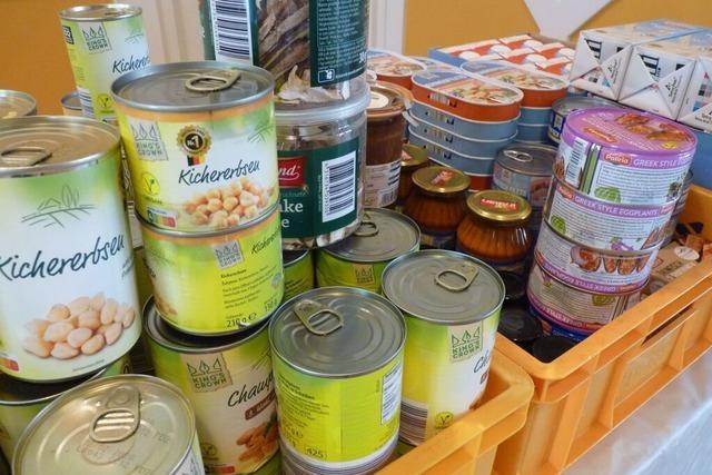 Das Familienzentrum Kinderland in Lrrach sammelt Lebensmittel fr bedrftige Familien