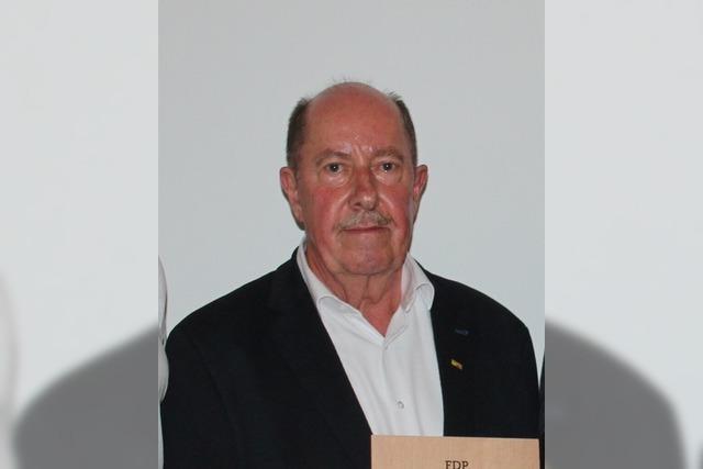 Hubert Tassilo Katla, im Vereinswesen verdienter FDP-Politiker aus Lffingen, ist tot