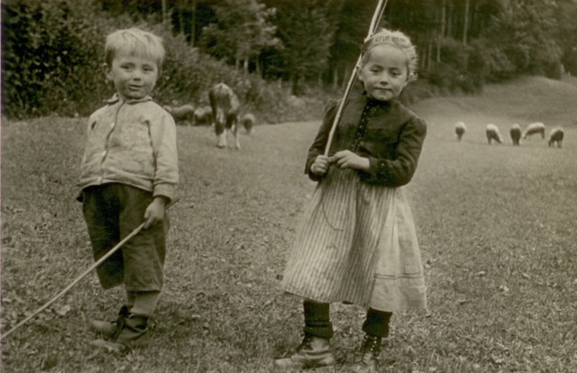 Alleine auf der Weide: Im Schwarzwald ...das Vieh auf der Weide verantwortlich.  | Foto: Archiv Schwarzwlder Freilichtmuseum Vogtsbauernhof