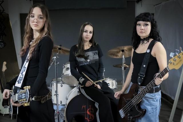 Sie sind jung, weiblich und lieben harten Rock: Das ist die Band Hidden Sunday aus Schopfheim