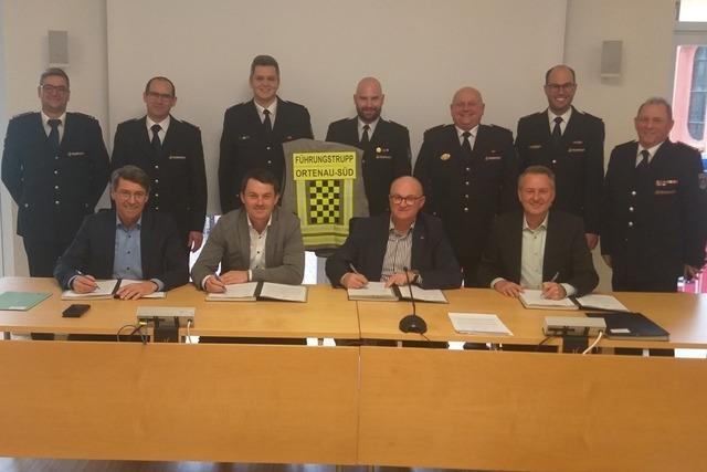 Feuerwehren aus Ettenheim, Mahlberg, Kippenheim und Ringsheim grnden gemeinsame Fhrungsgruppe
