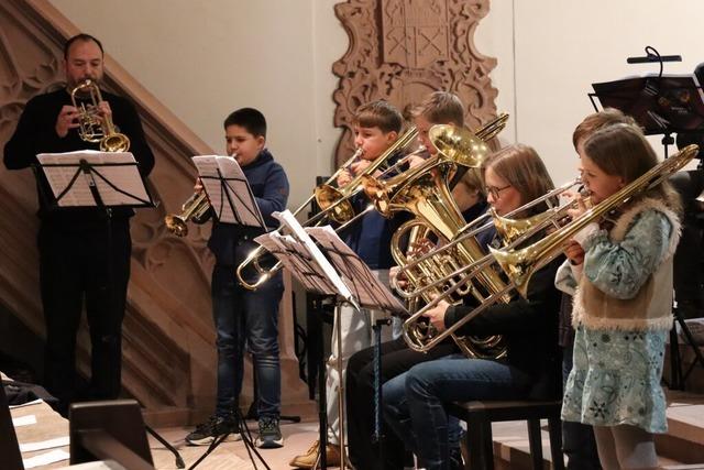 Junge und alte Blser: So war's beim Abschlusskonzert des Bezirksblserseminars in Kippenheim