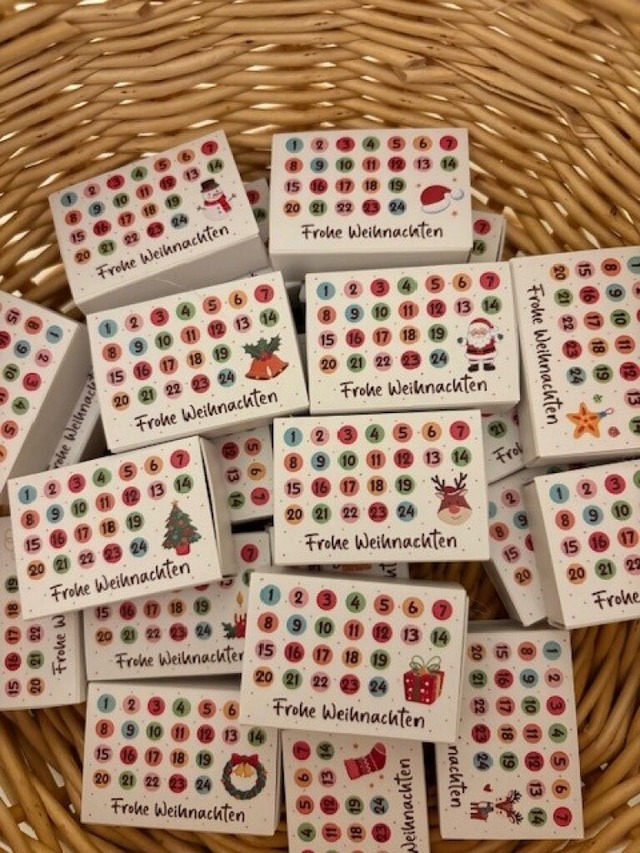 Ergebnis des Bastelnachmittags der Lahrer Brgermeister: Mini-Weihnachtskalender  | Foto: Stadt Lahr