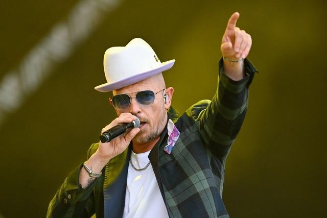 Sänger Jan Delay ist 