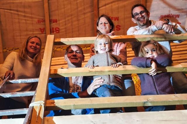 Ex-Gterschuppen soll zu neuem Veranstaltungsraum des Begegnungsbahnhofs Hasel werden