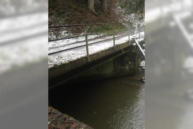 Brcke in Unadingen wird zum Risiko