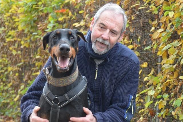 Gassigehen im Lahrer Tierheim: Manfred Stolz kmpft fr schwer vermittelbare Hunde