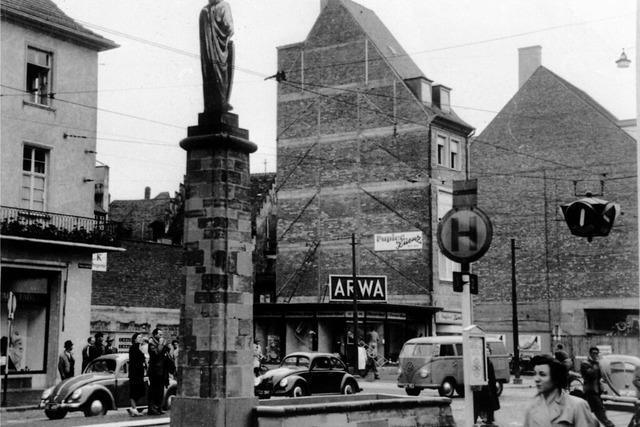 Seit 60 Jahren steht der "neue" Bertoldsbrunnen im Herzen Freiburg