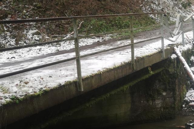 Brcke in Unadingen wird zum Risiko