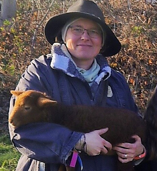 Christa Maier liebt die Tiere und das Drauensein.  | Foto: Kerstin Busch