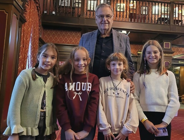 Lilly Hbner, Amelie Weber, Hanna Seif...cience Days im Europa-Park interviewt.  | Foto: Privat