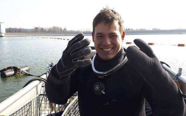 Taucher Patrick Siebold mag die Abwechslung.  | Foto: Privat