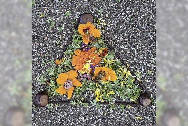 Mandalas auf dem Schulhof