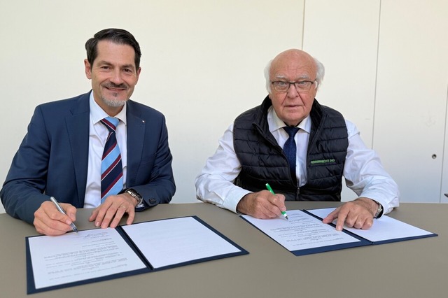 Thomas F. Hofmann, Prsident der Techn...fr das Martin-Herrenknecht-Fellowship  | Foto: Technische Universitt Mnchen