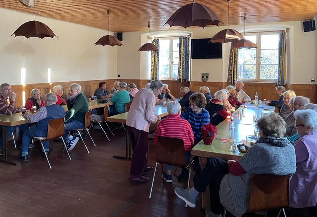 Das erste Seniorencaf war gut besucht.  | Foto: Stadtteilbeirat Warmbach