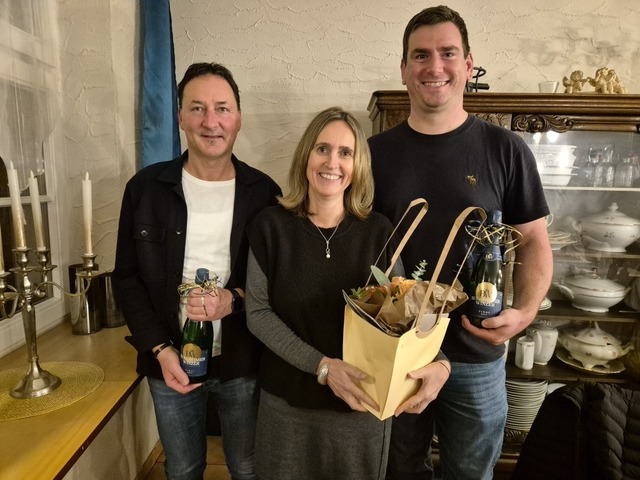 Wurden aus ihren bisherigen Vorstands...inger und Alexander Probst (von links)  | Foto: Sebastian Ehret